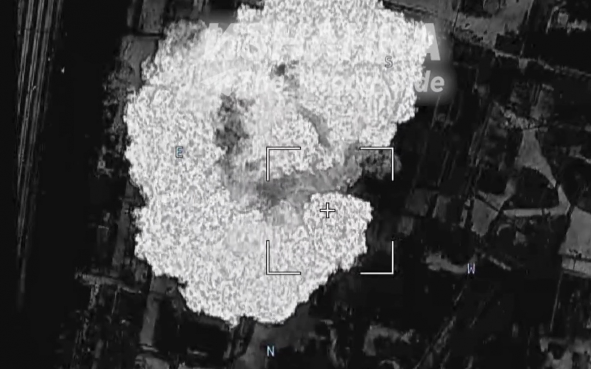 Xuất hiện video Nga thả bom 3 tấn xuống New York thuộc vùng Donbass